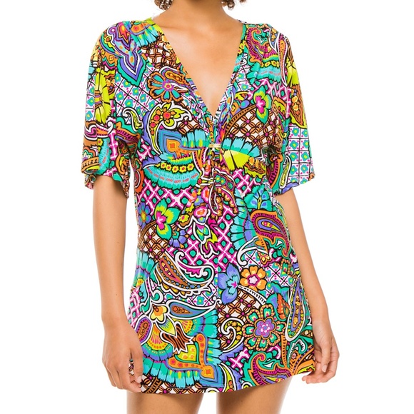 tunic cover up dress